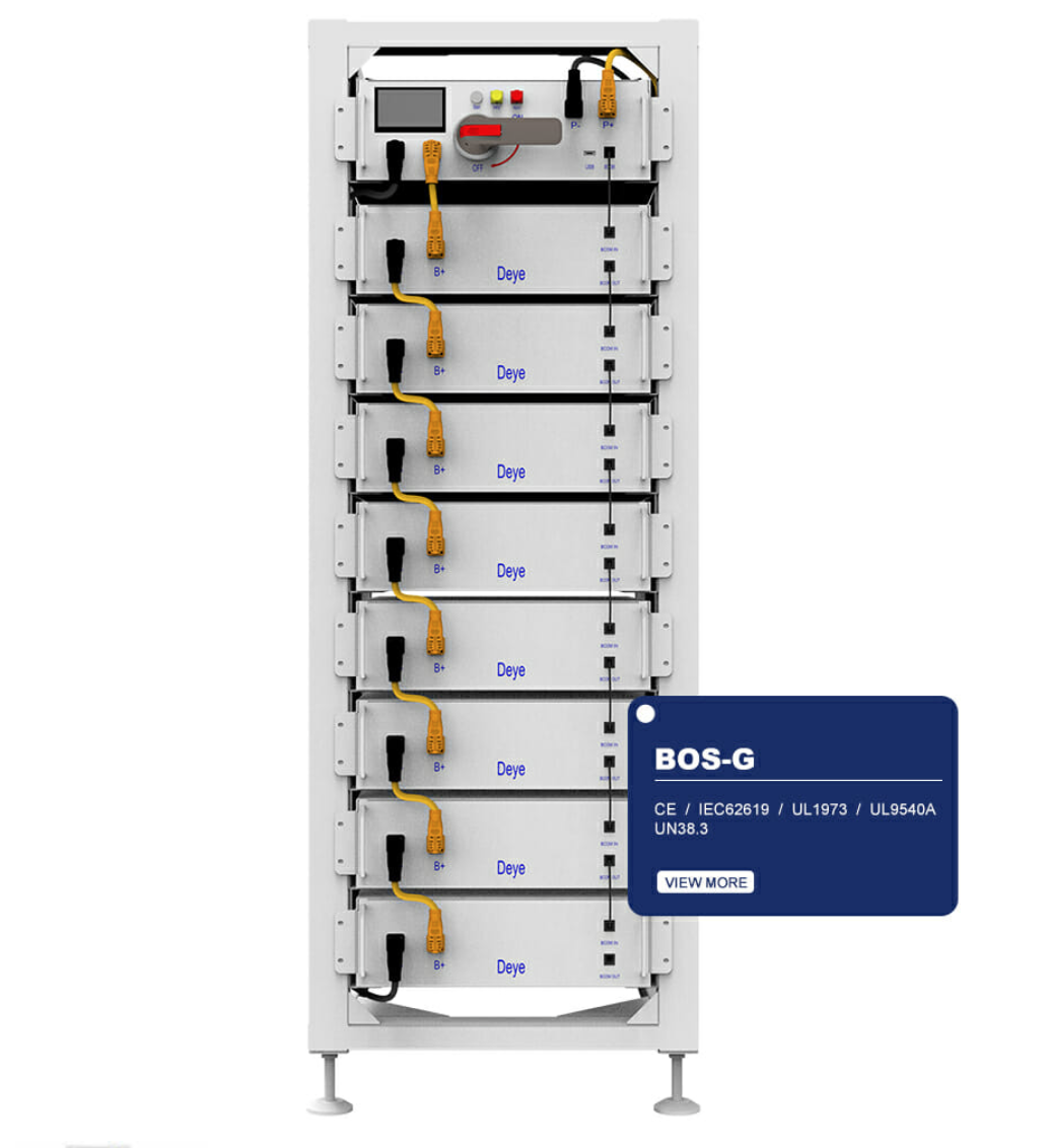 Високовольтний літієвий акумулятор Deye LiFePO4 BOS-GM5.1 (5.12кВтг, 100Ah)