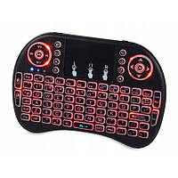 Мини-клавиатура с подсветкой и тачпадом для смарт ТВ/ПК/планшетов KEYBOARD wireless MWK08