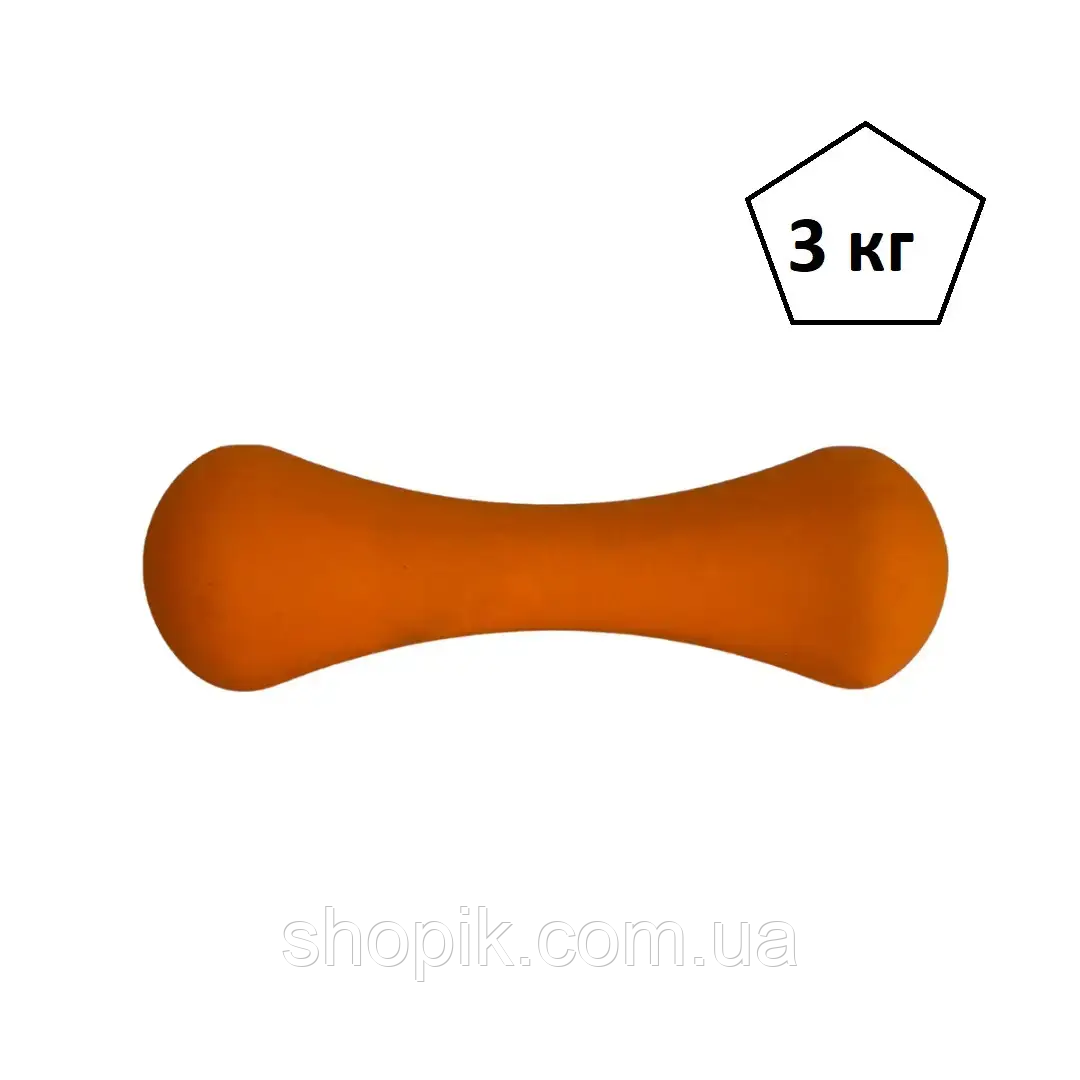 Гантель неопренова 3 кг WCG, Гантелі маленькі Shopik, фото 1