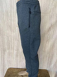 Чоловічі теплі зимові спортивні штани Nike (Найк), Чоловічі спортивні сині штани, Зима. Чоловічий одяг