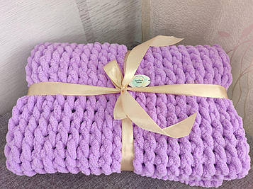 Дитячий плюшевий плед ручної роботи, 80*80см