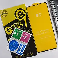 Захисне гленцеве скло 9D для Samsung Galaxy A31 / захисне скло для самсунг А31 повна проклейка