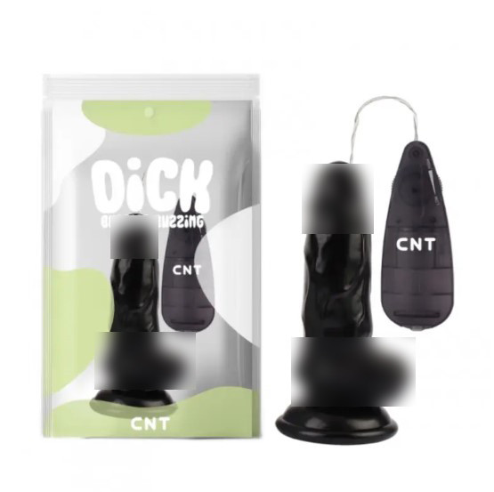 Вібратор на присоску з пультом керування Vibrating Beginner Dildo Black 6.0 | Puls69, фото 1