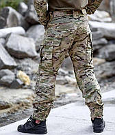 Тактические штаны с наколенниками мультикам, Мужские брюки военные теплые влагоотталкивающие cordura