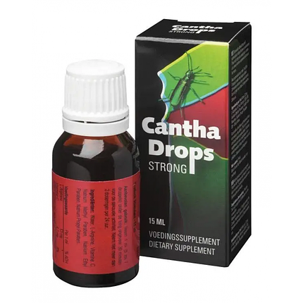 Краплі збуджувальні для двох Cantha Drops Strong 15 мл, фото 2