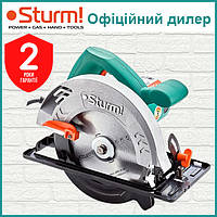 Пила циркулярна Sturm CS50190 ручна дискова пила, електрична циркулярка для дерева, якісна