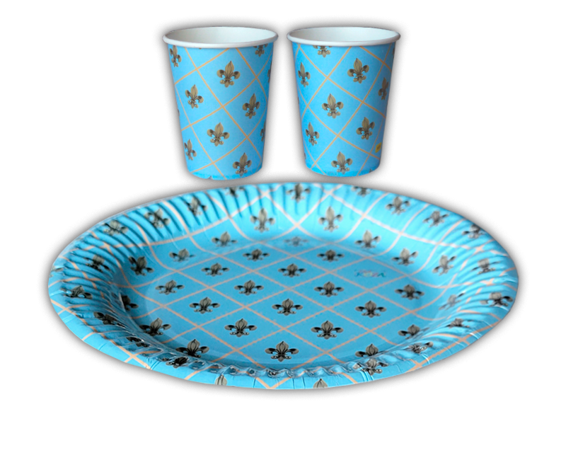 Набор посуды KOZA-Style "Королевская лилия" маленький (100 предметов) - фото 1 - id-p1961207557
