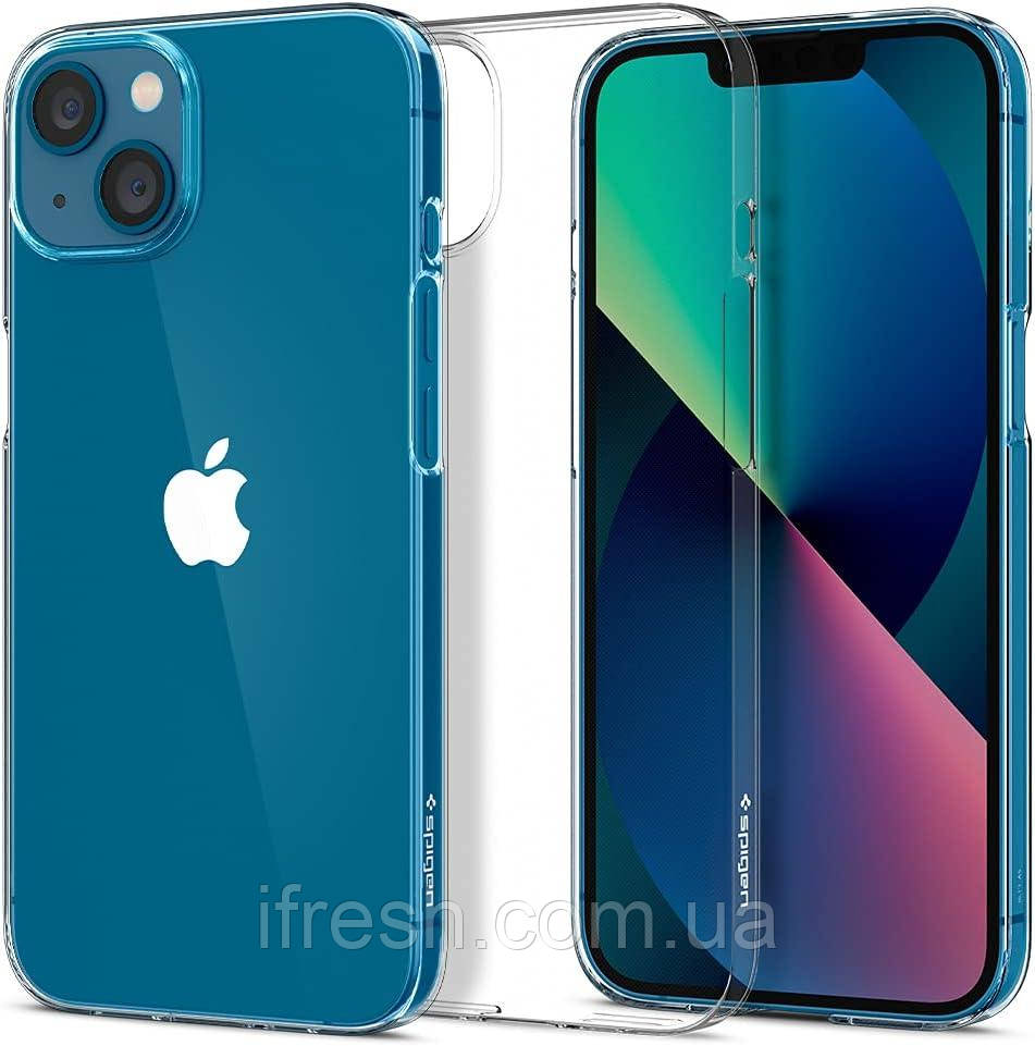 Чохол Spigen для iPhone 13 mini - AirSkin, Crystal Clear (ACS03310), фото 1