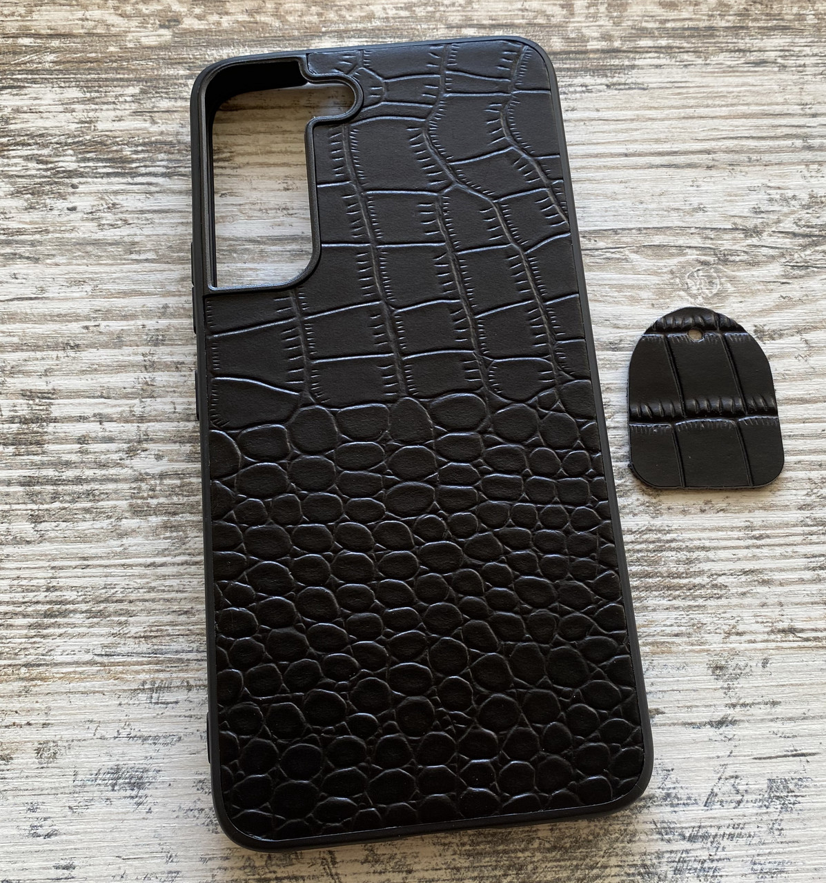 Шкіряний чохол під крокодила для Samsung Galaxy S22