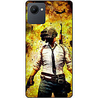 Силіконовий чохол бампер для Realme C30s з малюнком ПАБГ PUBG