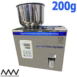 Лінійний автоматичний ваговий дозатор 2-200г Дозуюча вібролоткова машина для сипучих NPM-200 Сталь 201