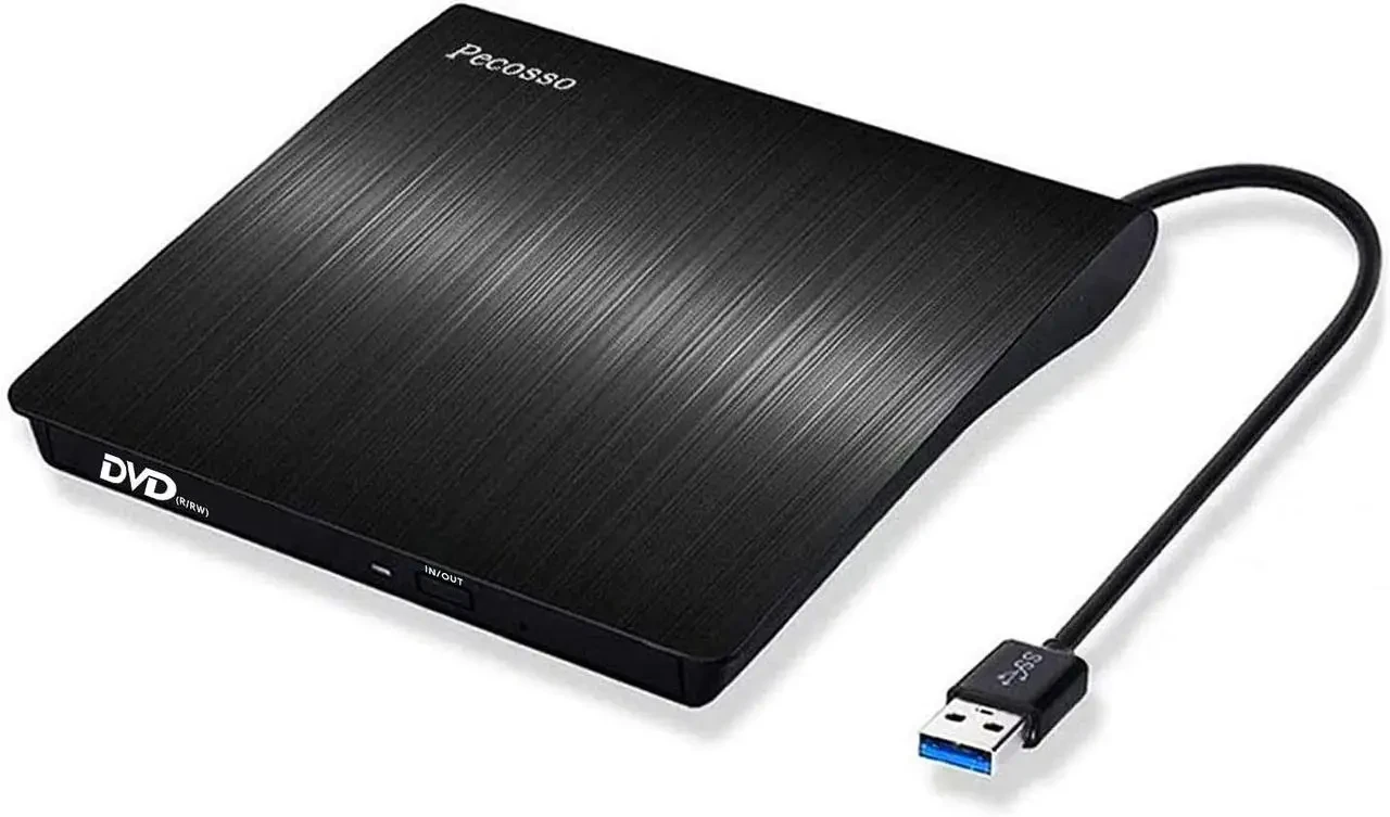 Внешний CD/DVD-привод Pecosso, USB 3.0 | портативный привод Dvd рекордер Pecosso - фото 1 - id-p1961213242