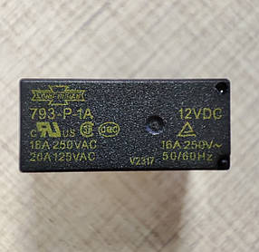 Реле 793-P-1A-S-001 -12v SONG CHUAN
