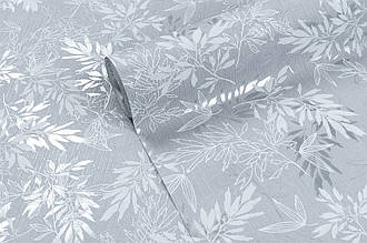 Вінілові шпалери з квітами на флізеліновій основі Vinil LS Кашемір ДХV-1594/5 капучиновий (1,06х10,05 м)