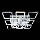 Світлодіодна люстра коричнева 385 Вт на пульті д/у з діммером і підсвічуванням підстави D-9171/8+4HR LED 3color, фото 4