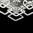 Світлодіодна люстра коричнева 385 Вт на пульті д/у з діммером і підсвічуванням підстави D-9171/8+4HR LED 3color, фото 6