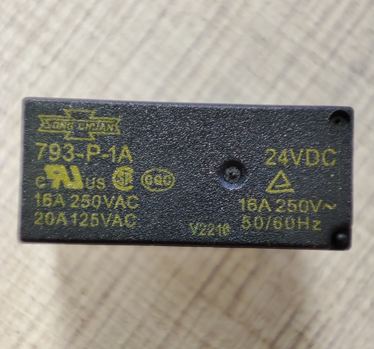 Реле 793-P-1A-S-001 -24v SONG CHUAN