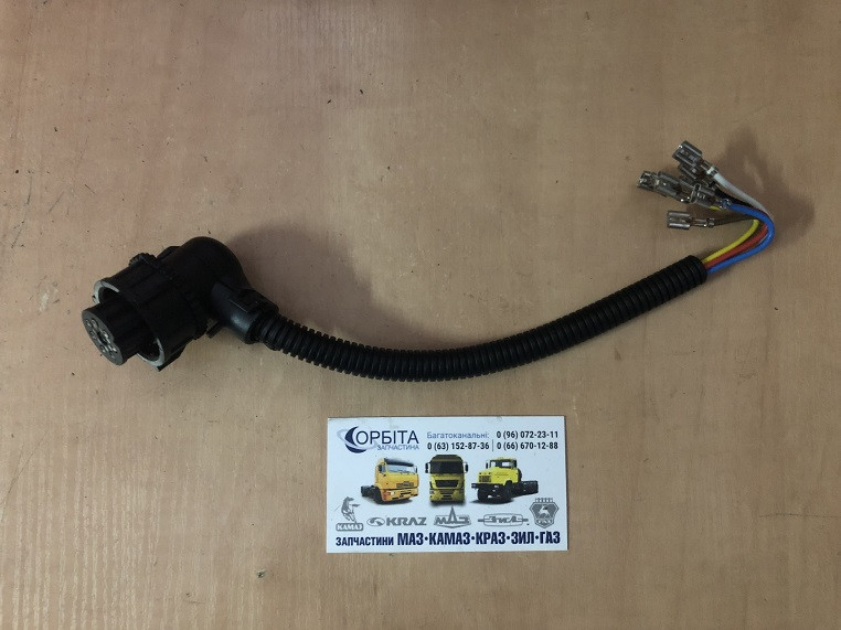 DEC.526 Роз'єм МАЗ, ГАЗ, ВАЗ кутовий (8 дротів, байонет) (DECARO), фото 1