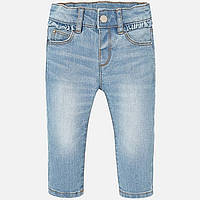 Голубые джинсы для девочки Mayoral 74 см