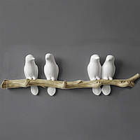 Вішалка Птахи на гілці настінна Хіт продажу!