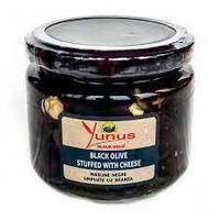 Оливки Yunus чорні фаршировані сиром 290 г