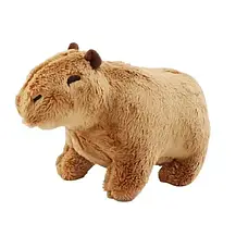 М'яка іграшка Капібара 20 см Capibara, іграшка Капібара Водосвинка Коричнева, фото 3