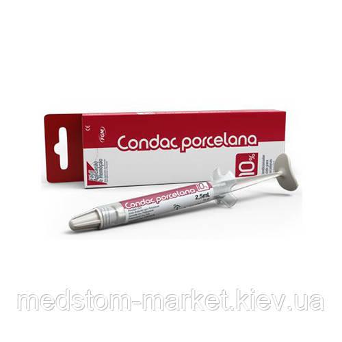 Condac Porcelana / Кондак Порцелян / Порцелян ейч / 10%, 2,5 мл.протруювання кераміки FGM (Бразилія)