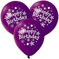 Латексні повітряні кульки Happy Birthday