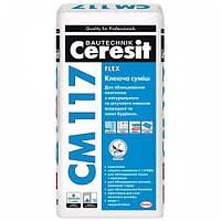 Клей для плитки Ceramic CERESIT СМ-117, 25 кг