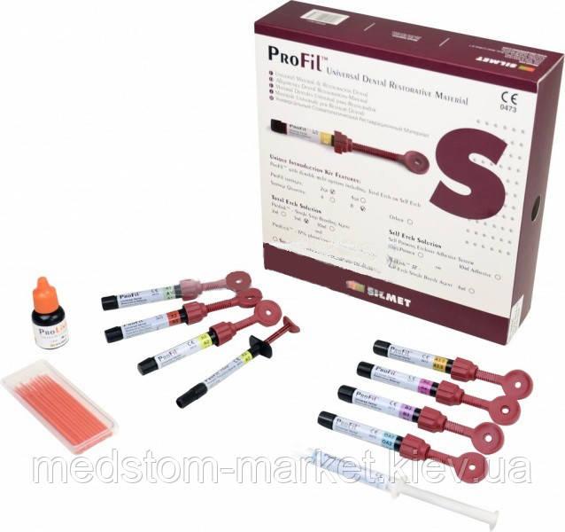 PROFIL / ПРОФІЛ НАБІР / набір:7 шпр.х2 г, PROFIL FLOW 1 г,адгезив, травильний гель, SILMET (ІЗРАЇЛЬ)