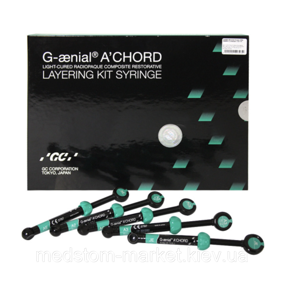 G-AENIAL A'CHORD Layering Kit /  Дженіал акорд / 5 шприців (A2, A3, AO2, AE, JE) GC Японія
