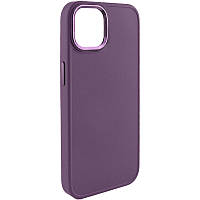 Шкіряний чохол Bonbon Leather Metal Style для Samsung Galaxy S22 Фіолетовий / Dark Purple