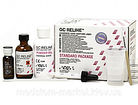 RELINE / Релайн / 80 г + 50 мл + адгезив 12 г, пластмаса для перебазування протезів, GC