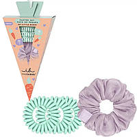 Подарунковий набір (резинка SPRUNCHIE та 3 резинки ORIGINAL) іnvisibobble Easter My Little Bunny