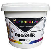 Краска интерьерная для стен и потолка DECORATOR DecoSilk, (белая В1)