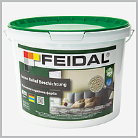 Рельефная краска Feidal Innen Relief Beschichtung, белая 10л