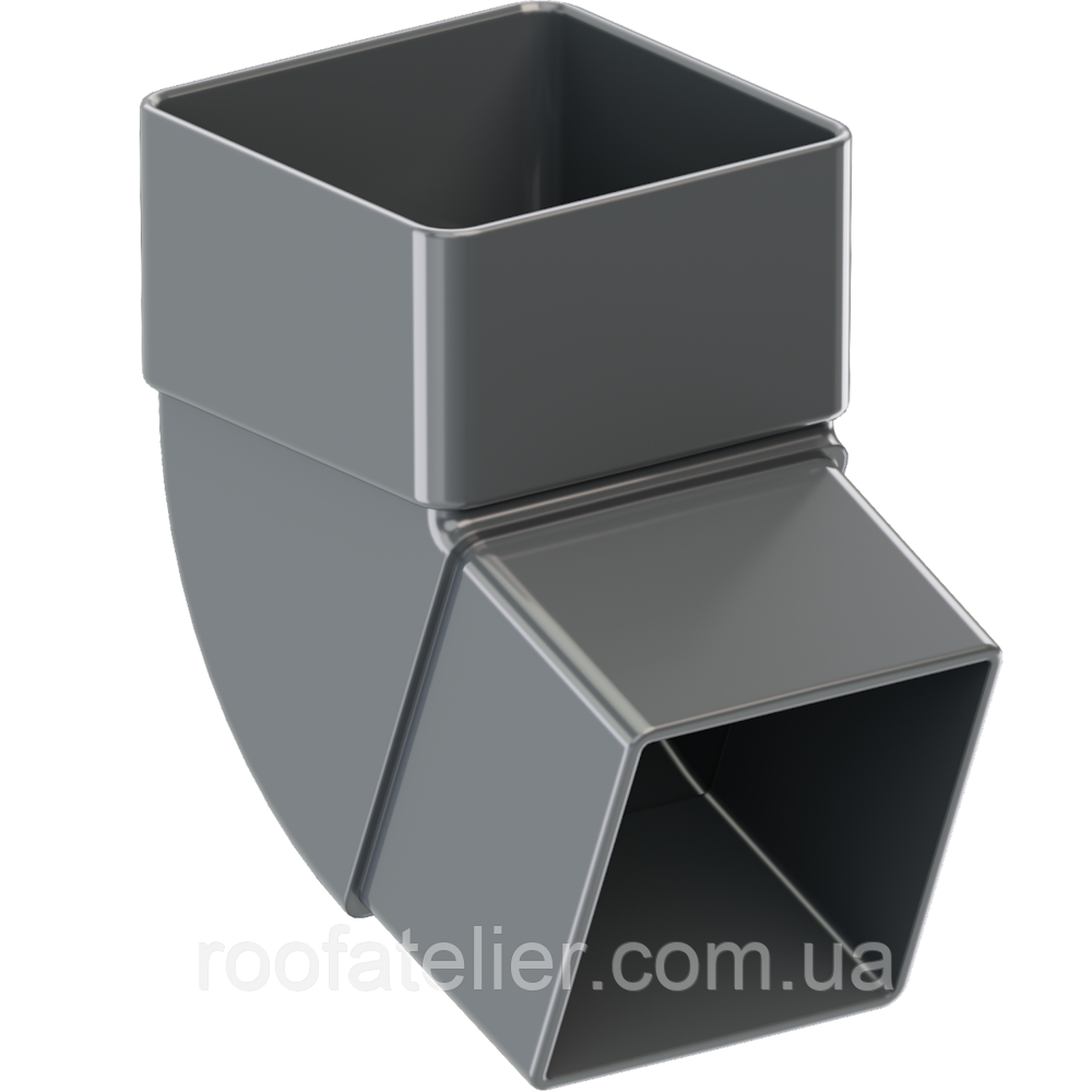 Коліно труби KROP 80Х80Х67°