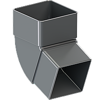 Коліно труби KROP 80Х80Х67°