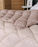 Теплое зимнее Одеяло ОДА холлофайбер Евро размер 200х220см. стеганое, Антиаллергенное одеяло
