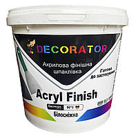 Шпаклевка интерьерная финишная Acryl Finish, TM DECORATOR