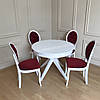 Кухонний комплект стіл Ікс стільці Медальйон, фото 2