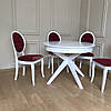 Кухонний комплект стіл Ікс стільці Медальйон, фото 6