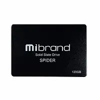 Твердотельный накопитель SSD Жесткий диск Mibrand Spider 120 GB 2.5" SATAIII 3D NAND TLC(MI2.5SSD/SP120GBST)