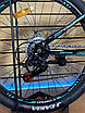 Велосипед гірський спортивний CORSO INTENSE NT-26469 26" чорно-блакитний на зріст 130-145 см, фото 6