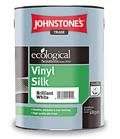 Виниловая краска для стен и потолка Johnstone's Vinyl Silk, белая В1