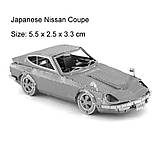 Металевий 3D-пазл Nissan купе, фото 4