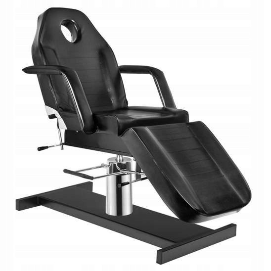 Канапа косметологічна Activ A 210 з гідравлічним підйомом Чорна