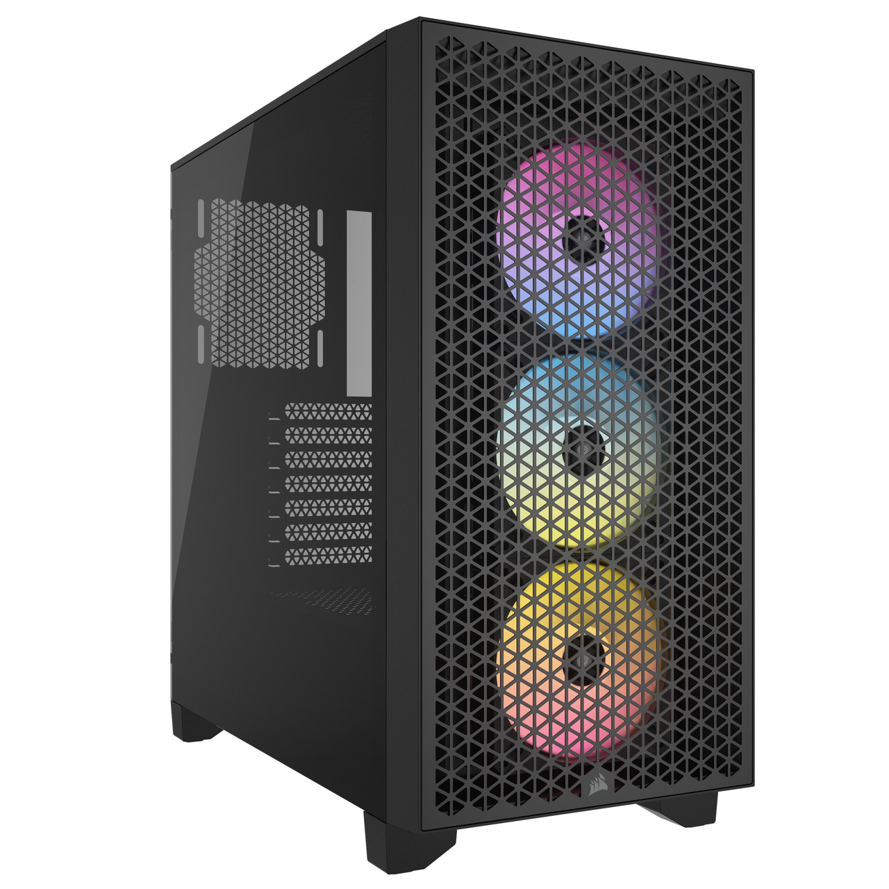 Корпус для ПК Corsair 3000D RGB Tempered Glass Black (CC-9011255-WW) без БЖ
