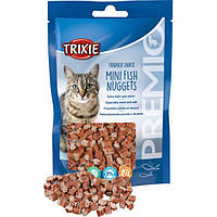 Trixie TX-42741 Trainer Snack Mini Nuggets 50 г ласощі з тунцем, куркою та котячою м'ятою