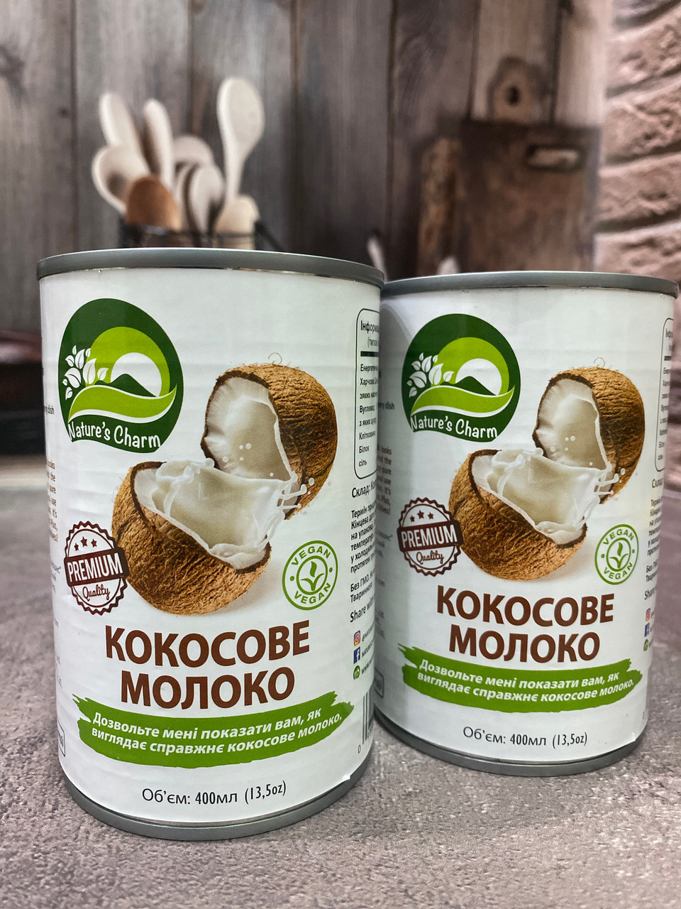 Кокосове молоко Nature's Charm 400мол Vegan